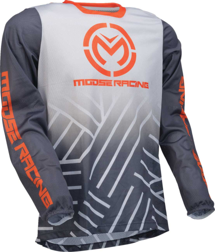 Moose Racing - Moose Racing Sahara Jersey - 29107937 - Gray/Orange - Medium
