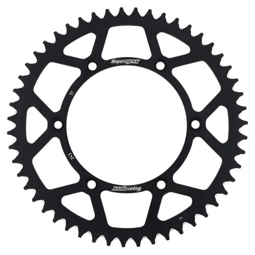 Supersprox - Supersprox Aluminum Rear Sprocket - 51T - RAL-245-51-BLK