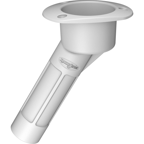 Mate Series - Mate Series Plastic 30&deg; Rod &amp; Cup Holder - Open - Oval Top - White
