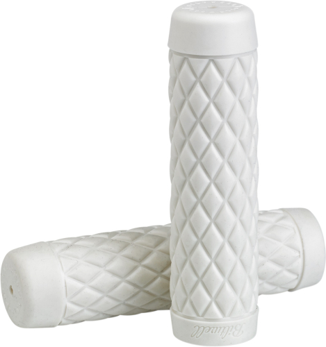 Biltwell Inc. - Biltwell Inc. 7/8in. Torker TPV Grip - White - 6705-0278