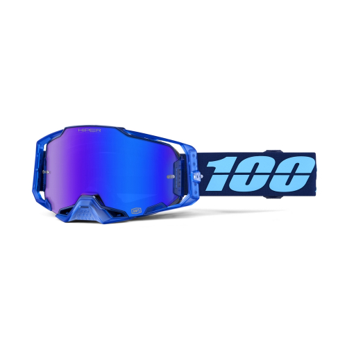 100% - 100% Armega Hiper Goggles - 50003-00013 - Coupe/Blue Mirror Lens - OSFM