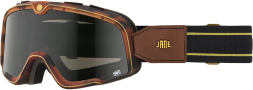 100% - 100% Barstow Jane Motorcycle Goggles - 50000-00027 - Jane Motorcycle/Silver Flash Mirror Lens - OSFM