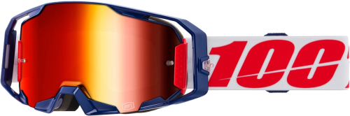 100% - 100% Armatic Goggles - 50060-00006 - Mach Z/Red Mirror Lens - OSFM