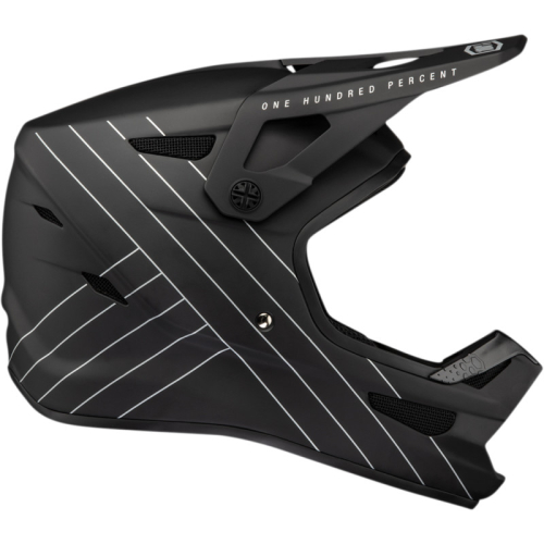 100% - 100% Status Helmet - 80010-00001 - Black - X-Small