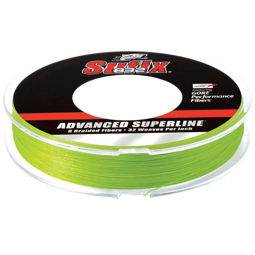 Sufix - Sufix 832&reg; Advanced Superline&reg; Braid - 15lb - Neon Lime - 300 yds