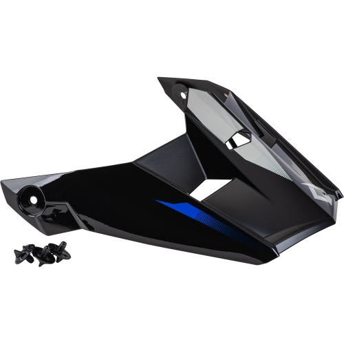 G-Max - G-Max Visor with Screws for MX-46 Compound Youth Helmets - Blue/Black/Gray - Sm-Lg - G0464432