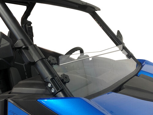 Spike Powersports - Spike Powersports Half Windscreen - Clear - 77-3850