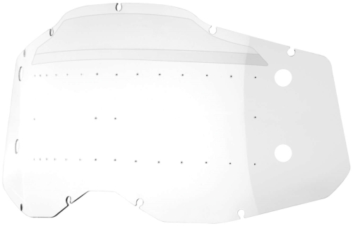 100% - 100% Forecast Lens for Racecraft 2/Accuri 2/Stratus 2 Goggles with Bumps - Clear - 51223-101-03