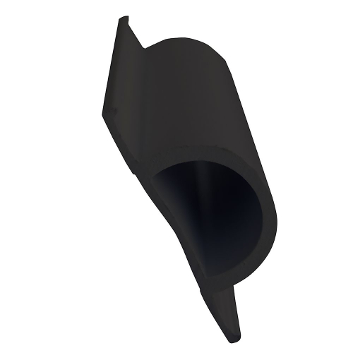 Dock Edge - Dock Edge Standard "D" PVC Profile - 16' Roll - Black