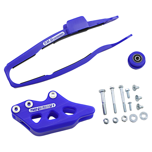 T.M. Designworks - T.M. Designworks Dirt Cross Multi-Purpose Chain Slide-N-Guide Kit FE1 Guide - Blue - YCP-OR4-BU