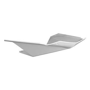 Straightline Performance - Straightline Performance Skid Plate - White - 183-242-WHITE