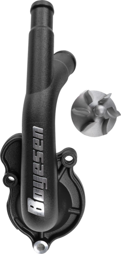 Boyesen - Boyesen Spectra Series Hy-Flo Water Pump Cover and Impeller Kit - Black - WPK-06DB