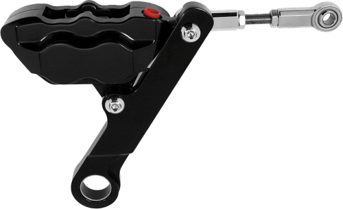 Hawg Halters Inc - Hawg Halters Inc 4 Piston Front Dual Brake Caliper Kit - Black - FKHSAB100