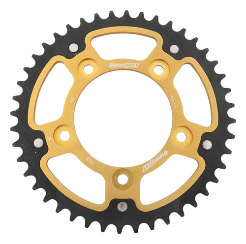 Supersprox - Supersprox Stealth Rear Sprocket - 44T - RST-743-44-GLD