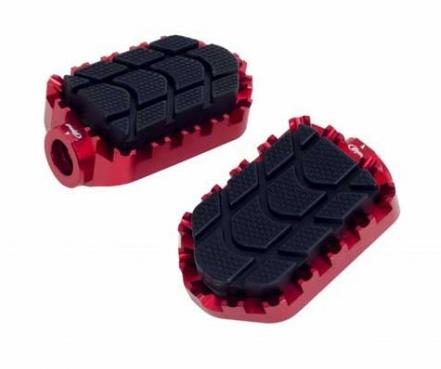 PUIG - PUIG Enduro Footpegs - Adventure - Red - 7587R
