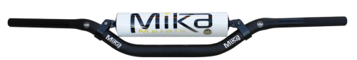 Mika Metals - Mika Metals 7/8in. Handlebar - Pit Bike High Bend - White Pad - MK-78-PBH-WHITE