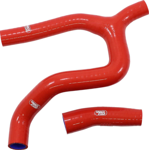Moose Racing - Moose Racing Race Fit Radiator Hose Kit without Clamps - Red - KTM-116 RD