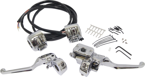 HardDrive - HardDrive Handlebar Controls with Switches - 9/16in. - Chrome - 26-129