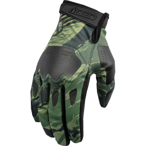Icon - Icon Hooligan Tigers Blood Gloves - 3301-4623 - Green - Small