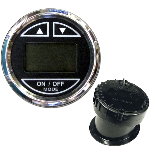 Faria Beede Instruments - Faria Chesapeake Black 2" Depth Sounder w/In-Hull Transducer