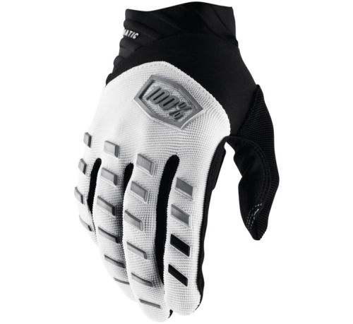 100% - 100% Airmatic Gloves - 10000-00030 - White - Small