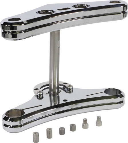 Accutronix - Accutronix 41mm Triple Tree - 5 Deg. Elite  - Chrome - TWR541-EC