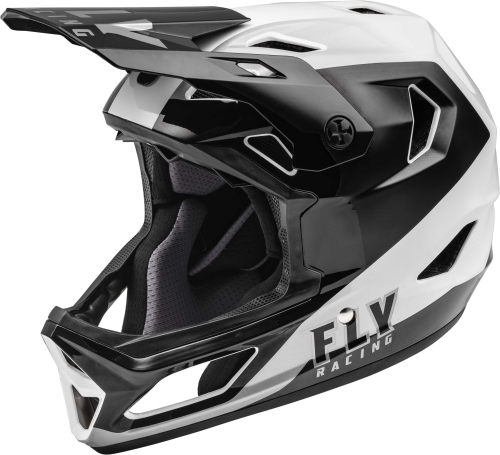 Fly Racing - Fly Racing Rayce Helmet - 73-3602X - Black/White - X-Large