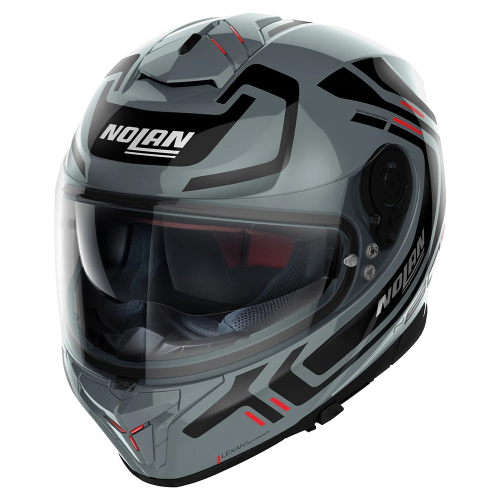 Nolan - Nolan N80-8 Road Ally N-Com Helmet - N885275680516 - Slate Gray/Black - X-Large