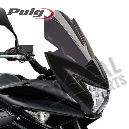 PUIG - PUIG Racing Windscreen - Dark Smoke - 7642F