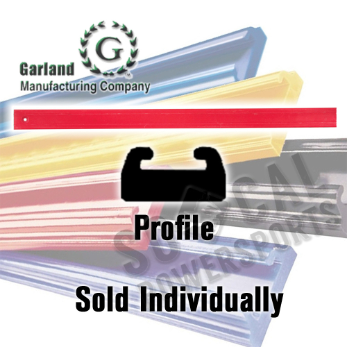 Garland Mfg Co - Garland Mfg Co Slides - UHMW - Red - 21 - 51.57in. - 21-51.57-1-0115
