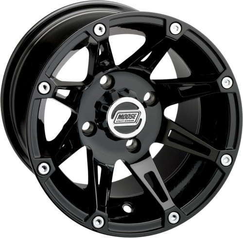 Moose Utility - Moose Utility Type 387X Rear Wheel - 12x8 - 2+6 Offset - 4/110 - Black - 387MO128110GB2