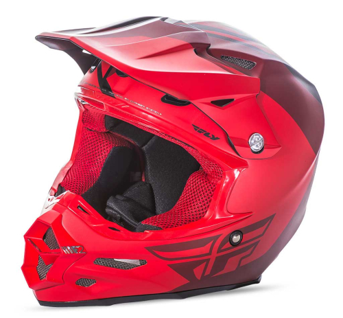 Fly Racing - Fly Racing F2 Carbon Pure Helmet - 73-41322X - Matte Red/Black - 2XL