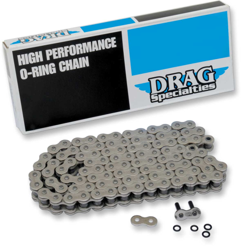 Drag Specialties - Drag Specialties 530 Series O-Ring Chain - 104 Links - Chrome - DS530POS104L