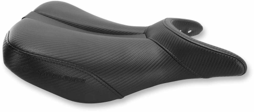 Saddlemen - Saddlemen Gel-Channel Track - CF One-Piece Solo Seat with Rear Cover - 0810-Y140