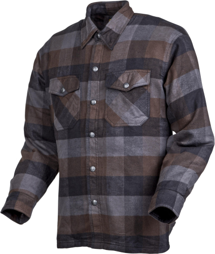 Scorpion - Scorpion Covert Moto Flannel - 13603-3 - Black/Brown/Gray - Small