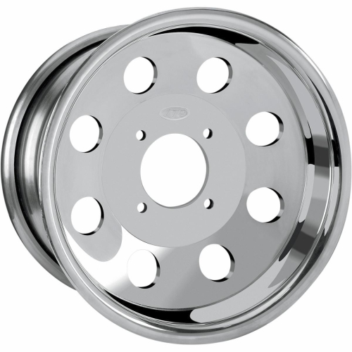 ITP - ITP A-6 Pro Mod Series Wheel - 12x7- 4+3 Offset - 4/137 12mm - Polished - 12XRP18