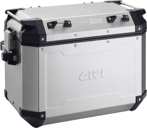 GIVI - GIVI Outback Series 48L Aluminum Side Case - Right - Silver - OBK48ARA