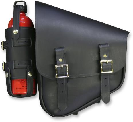 Nash Motorcycle Company - Nash Motorcycle Company Nashty Fuel Bag - Black w/ Nickel Hardware - FBLBLN