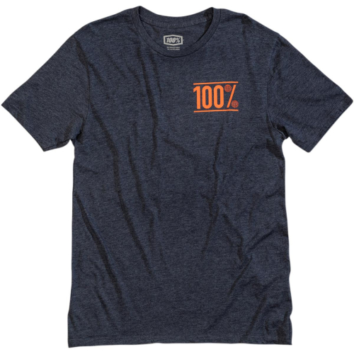 100% - 100% Global T-Shirt - 32109-015-12 - Navy/Heather - Large
