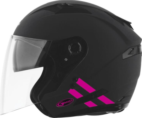 G-Max - G-Max OF77 Downey Helmet - G3774404 - Black/Pink - Small