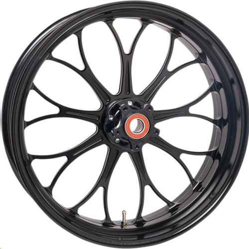 Performance Machine - Performance Machine One-Piece Aluminum Front Wheel without ABS (Dual Disc) - 21in. x 3.5in. - Revolution Black - 12027106RVNJAPB