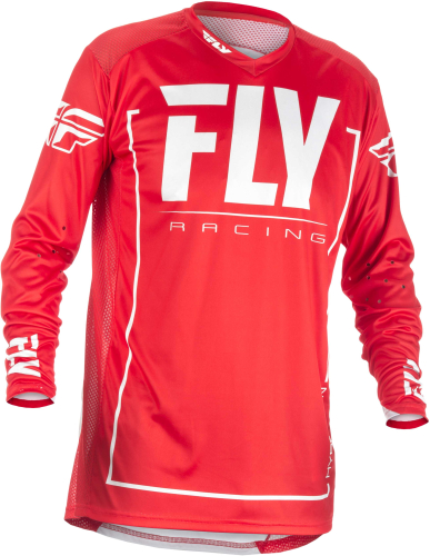 Fly Racing - Fly Racing Lite Hydrogen Jersey (2018) - 371-722M - Red/Gray - Medium