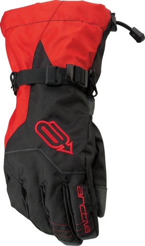 Arctiva - Arctiva Pivot Gloves - 3340-1429 - Black/Red - Medium