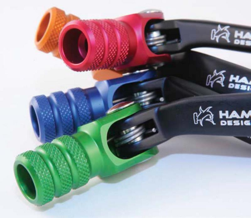 Hammerhead Designs - Hammerhead Designs Shift Lever Tip Knurled - Blue +10mm - 11-0000-06-20