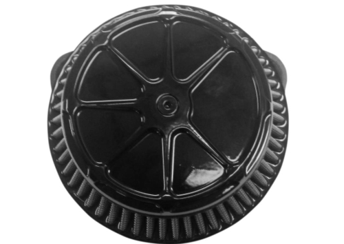 LA Choppers - LA Choppers Fusion Air Cleaner - Decadent Black Powdercoat - LA-F200-02B