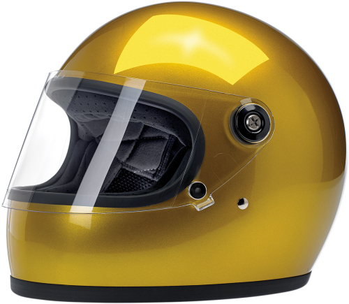 Biltwell Inc. - Biltwell Inc. Gringo S Solid Helmet - 1003-332-101 - Metallic Yukon Gold - X-Small