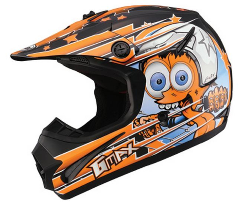G-Max - G-Max GM46.2 Superstar Youth Helmet - G3465252 TC-6 - Superstar Black/Orange - Large