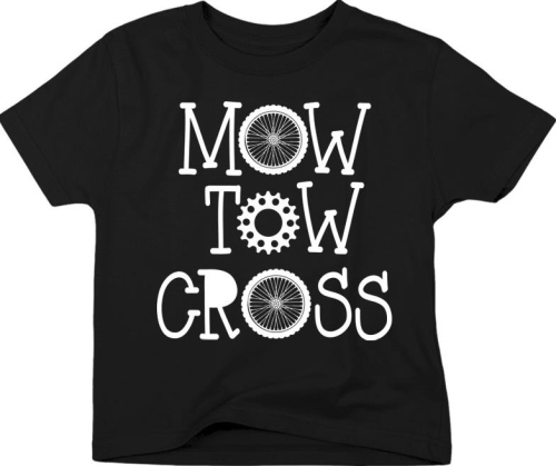 Smooth - Smooth Mow Tow Cross Toddler T-Shirt - 4251-402 - Black - 4T