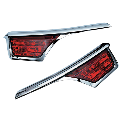 Kuryakyn - Kuryakyn Passenger Armrest Trim with LED Turn Signal - 3240