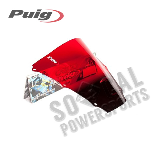 PUIG - PUIG Racing Windscreen - Red - 1332-R